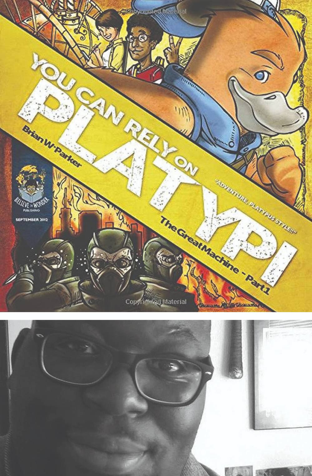 Art and portrait of Brian W. Parker